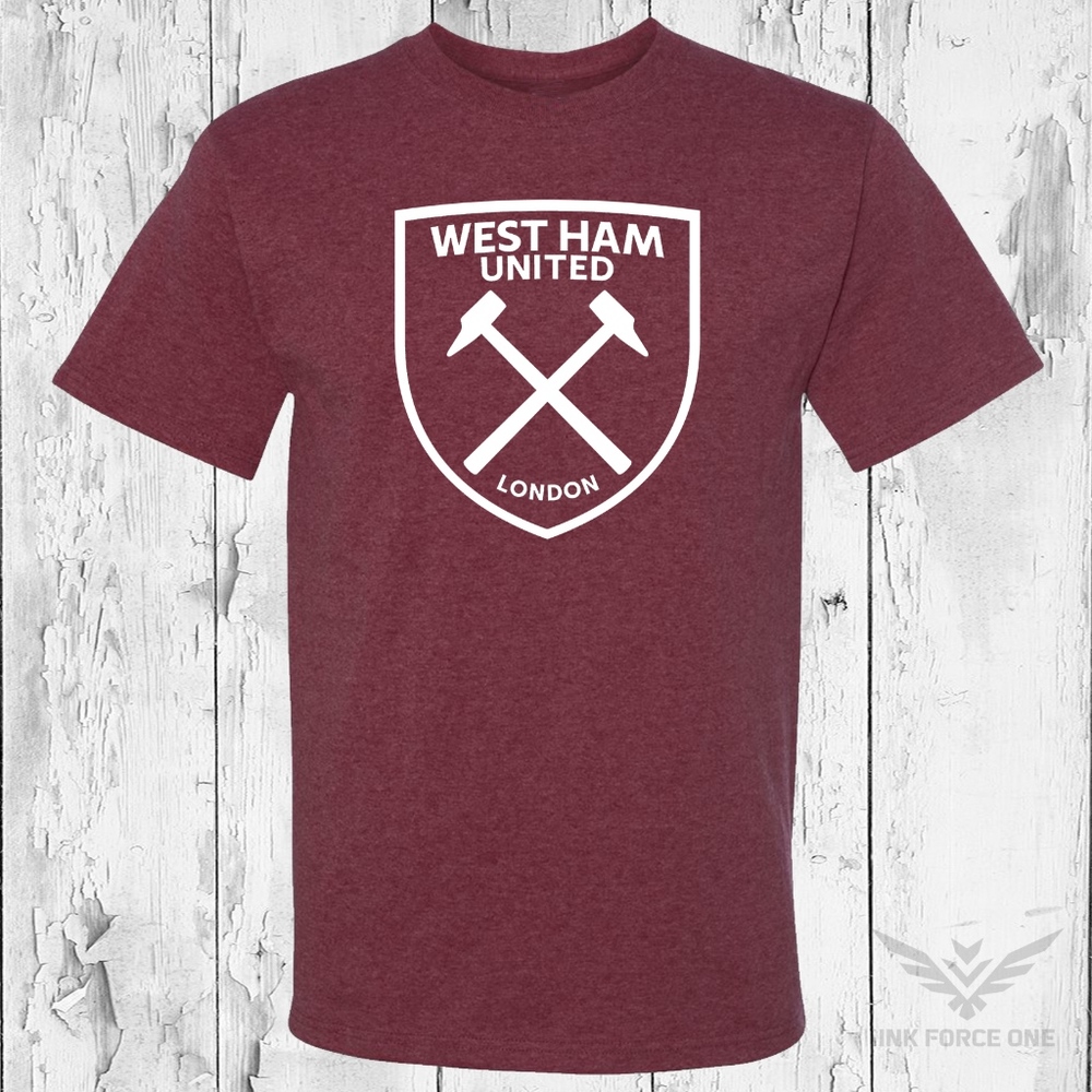 West Ham United FC T-Shirt Soccer Club The Hammers